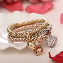 Carregar imagem no visualizador da galeria, Bracelete Siver and Gold Mix # SL562.6585
