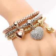 Carregar imagem no visualizador da galeria, Bracelete Siver and Gold Mix # SL562.6585