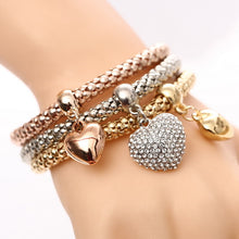 Carregar imagem no visualizador da galeria, Bracelete Siver and Gold Mix # SL562.6585
