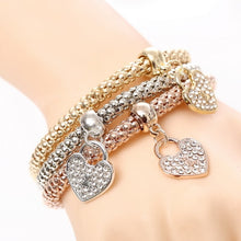 Carregar imagem no visualizador da galeria, Bracelete Siver and Gold Mix # SL562.6585