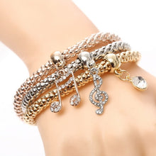 Carregar imagem no visualizador da galeria, Bracelete Siver and Gold Mix # SL562.6585