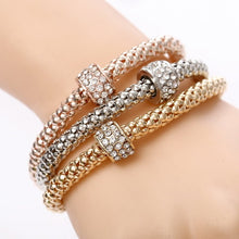 Carregar imagem no visualizador da galeria, Bracelete Siver and Gold Mix # SL562.6585