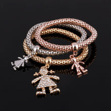Carregar imagem no visualizador da galeria, Bracelete Siver and Gold Mix # SL562.6585