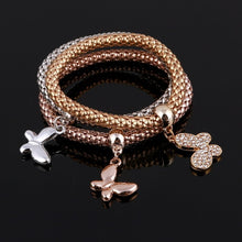 Carregar imagem no visualizador da galeria, Bracelete Siver and Gold Mix # SL562.6585