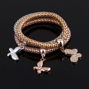 Bracelete Siver and Gold Mix # SL562.6585