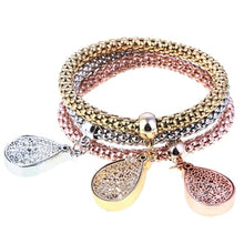 Carregar imagem no visualizador da galeria, Bracelete Siver and Gold Mix # SL562.6585