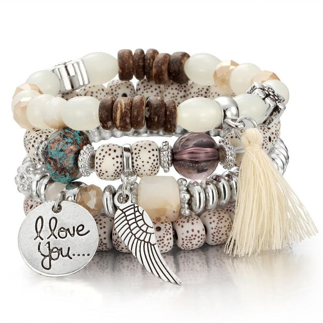 Bracelete de Três peças Diversidade #  XB3211.7080