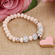 Carregar imagem no visualizador da galeria, Pulseira Crystal Heart # IV74.7595