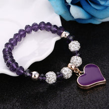 Carregar imagem no visualizador da galeria, Pulseira Crystal Heart # IV74.7595